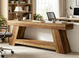 70.87" Farmhouse Console Table, 2-Tier Sofa Table with Open Storage Shelf for Entryway 33485258