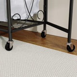 Multi-Functional Laundry Hamper Organizer Hanging Rail and Storage Shelf Rolling Laundry Cart W2167P231435