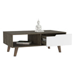 ZUN Oslo Coffee Table 2.0, One Drawer, Four Legs B200P188811