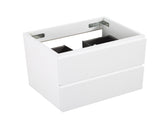 Alice-24W-201,Wall mount bathroom vanity WITHOUT basin, white color, with two drawer, Pre-assembled W1865107107