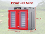 1000 Eggs Incubator Cabinet with Automatic Turning&Digital Temperature Control, Large Commercial 14699960