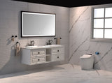 72 x6 Inch LED Bathroom Mirror with Aluminum Frame, Wall Mounted Vanity Mirror, Anti-Fog, Memory, W2287P358704