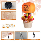 6ft 15W 5 LED Lights Turkey Hot Air Balloon Garden Turkey Decoration 33011150