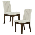 ZUN Upholstered Channel-back Dining Chair Set of 2 B035P262672