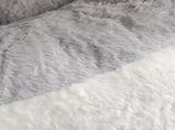 Oversized Bean Bag Chairs,Multicolor Faux Fur Couch Filled with Shredded Sponge,Large Lounger Sofa 46673275