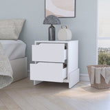 ZUN Lovell Nightstand with Sturdy Base and 2-Drawers B128P148741