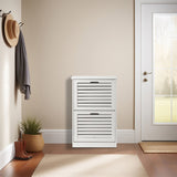 2-door louvered shoe cabinet 40186736