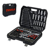 Tool Kit and Socket Wrench Set 216pcs - Basic Portable Manual Repair Tool Set for Home Use, Includes W1102P203831