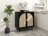 2 Door Cabinet, Suitable for Bedroom, Living Room, Study W688134369