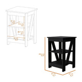 Clio Auxiliary Table, with two shelves B128P189931