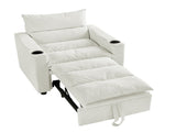 Sleeper Sofa Chair Bed, Convertible Sofa Chair 3-in-1, Adjustable Sleeper Chair Pullout Sofa Bed W1117P265773