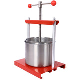 Fruit Wine Manual Press - 0.8 Gallon Stainless Steel Barrels Press Machine for Juice, W465P197143