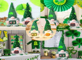 St Patricks Day Gnomes Plush with Light, 11inch St. Patrick's Day Irish Elf Tomte Gnome Decoration 53055988