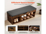 Entryway Shoe Bench with Cushion, Shoe Storage with Lift-Top Compartment, 300lbs Capacity Bench with 67453270