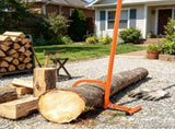 48 Inch Heavy Duty Timber Jack, Metal Handle Log Lifter with Adjustable Cant Hook, for Rolling & 46568772