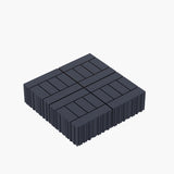 DIY friendly, easy to clean interlocking deck tiles, 11.8"x11.8" patio flooring 44 pieces per 67512246