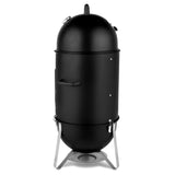 ZUN Vertical Steel Charcoal Smoker, Heavy Duty Three Layer Round BBQ Grill Smokey Mountain Cooker for 11838107