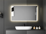 36" x 28" LED Bathroom Mirror Bright Backlight, 5 Mins Defog, Full HD Reflected Wall Mounted ,3 94022461