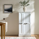 Kitchen Pantry Storage Cabinet,Freestanding Pantry Cabinet with Doors & Adjustable Shelves, Small W3417P315037