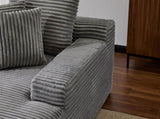 Oversized Chaise Lounge Chair Cozy Cloud Couch, Modern Plush Corduroy Upholstered Sleeper Sofa W3723P345160