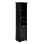 ZUN 64" Tall Bathroom Storage Cabinet for Small Space, Floor Standing Cabinet for Living Room Bathroom W1801P195734