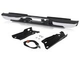 Pickup Rear Bumper Chevrolet Silverado 2500 HD 1999-2007 - Silver/Steel 80917102