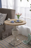 30x31" Antique Round Wood Table W2078125613