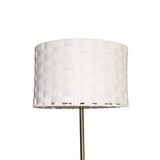 Minimalist Floor Lamp, Slim Standing Light with Neutral Shade for Contemporary Living Room & Bedroom B183P315095