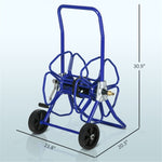 ZUN Garden Hose Reel Cart /Water Hose Cart （Prohibited by WalMart） 76723027