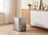 10L/2.6 Gallon Rectangular Step Trash Can Stainless Steel with Removable Inner 32092911