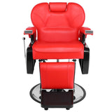 ZUN Professional Salon Barber Chair 8702A Red 43902648