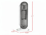 Indoor Oscillating Ceramic Tower Space Heater with Adjustable Thermostat, 24-Hour Timer & Remote 00911756