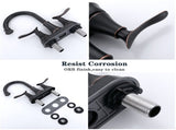2-Handle 4-Inch Oil Rubbed Bronze Bathroom Faucet, Bathroom Vanity Sink Faucets with Pop-up Drain 95553144
