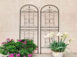 4 Pack Metal Garden Trellis 71" x 19.7" Rustproof Trellis for Climbing Plants Outdoor Flower Support W1586P268018