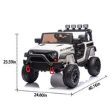 ZUN 24V Kids Ride On Car W/Parents Remote Control,400W Motor,Four Wheel Suspension,Adjustable W1578P208323