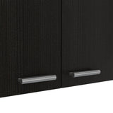 ZUN Winslow 150" Wall Cabinet, Four Doors, Two Divisions, Two Shelves B128P148993