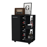 Tennessee Bar Cart, One Cabinet With Division, Six Cubbies For liquor, Two Shelves B128P176142