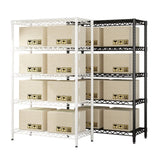 ZUN Wire Shelving Metal Storage Rack Adjustable Shelves, Standing Storage Shelf Units for Laundry W2822P192390