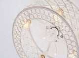 19.6'' Flush Mount Ceiling with Light Kit, Crystal Ceilings with Remote Control,Chandelier W3596P462038
