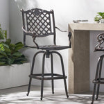 ZUN CAST ALUMINUM BAR STOOL 46231983