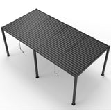 8610J Louver Pergola 10x19FT Aluminum Frame & Louvers W2089P187637