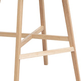 Wooden Bar Chairs Set of 2, Modern Soft Upholstered Kitchen Island Chairs, Counter Height Stool with W2582P197592