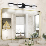 ZUN (Same as W1340P143677/L2001-B-4) Modern Minimalist Bathroom Vanity Light, LED 4 Bulb Frosted Glass W1340P206792