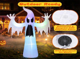 7.7 FT Halloween Inflatable Ghost Decoration, RGB LED Lighted Blow Up Ghost for Yard Lawn Porch 85173603