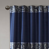 Jacquard Curtain Panel Pair B03598175