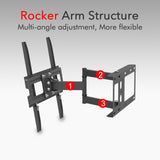 ZUN 32-60 Inch Single Pendulum Large Base TV Stand Tmdd-102 Bearing 35Kg/Vese400*400/Upper And Lower-10~ 24279311