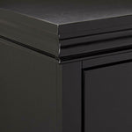 ZUN Elegant Bedroom 1pc Chest Of Drawers Black Color Drawers Tall Chest Plywood Furniture B011P238911