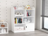 Kids Bookcase, Bookshelf with 6 Compartments, Freestanding Shelves and Cube Organizer, for Bedroom W808P171979