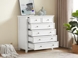 Modern 6 Drawers Dresser 6 Drawers Cabinet,Chest of Drawers Closet Organizers and Clothes 80992516