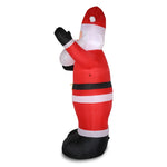 ZUN 8ft with 4 String Lights Inflatable Garden Santa Claus Decoration 17564043